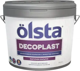 Olsta Decoplast декоративное покрытие с эффектом короед