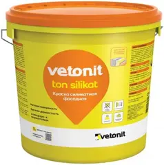 Вебер.Ton Silikat силикатная фасадная краска