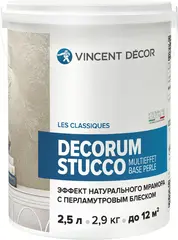 Vincent Decor Decorum Stucco Multieffet Base Perle декоративная штукатурка с эффектом натурального мрамора