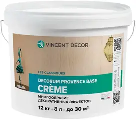 Vincent Decor Decorum Provence Base Crеme декоративная штукатурка многообразие декоративных эффектов