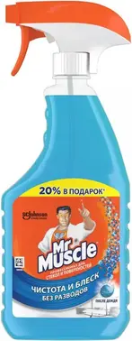 Мистер Мускул Профессионал Чистота и Блеск без Разводов После Дождя средство для стекол и поверхностей