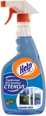 Help с Нашатырным Спиртом средство для мытья стекол