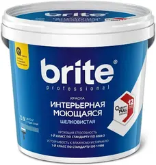 Brite Professional краска интерьерная моющаяся шелковистая
