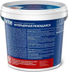 Brite Professional краска интерьерная моющаяся шелковистая