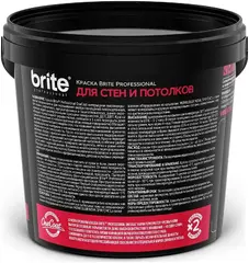 Brite Professional One Coat краска для стен и потолков суперукрывистая