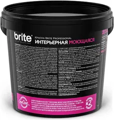 Brite Professional One Coat краска интерьерная моющаяся суперукрывистая