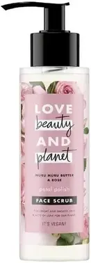 Love Beauty and Planet Muru Muru Butter & Rose скраб для лица