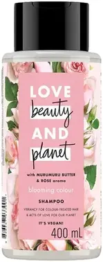 Love Beauty and Planet Muru Muru Butter & Rose шампунь для волос бессульфатный