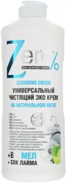 Zero Мел+Сок Лайма универсальный чистящий эко крем на натуральном меле