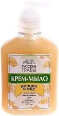 Русские Травы Молоко и Мед крем-мыло увлажняющее