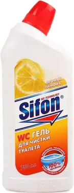 Sifon WC Аромат Лимона гель для чистки туалета