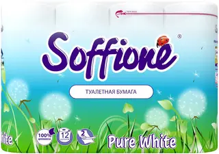 Soffione Decoro Pure White бумага туалетная