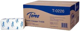 Терес Стандарт Т-0226 полотенца бумажные листовые V-сложения
