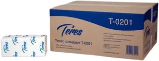 Терес Стандарт Т-0201 полотенца бумажные листовые V-сложения