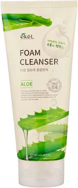 Ekel Foam Cleanser Aloe пенка увлажняющая для умывания