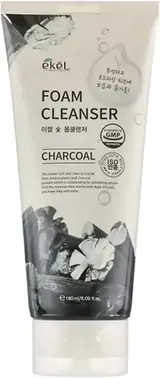 Ekel Foam Cleanser Charcoal пенка балансирующая для лица