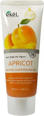 Ekel Natural Clean Peeling Gel Apricot мягкий эффективный пилинг-скатка
