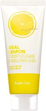 Farmstay Real Lemon Deep Clear Peeling Gel гель для лица отшелушивающий