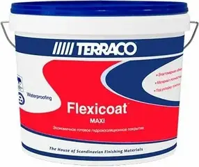 Terraco Flexicoat Maxi покрытие готовое экономичное гидроизоляционное