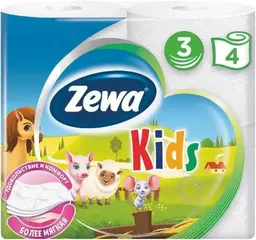 Zewa Deluxe Kids бумага туалетная детская