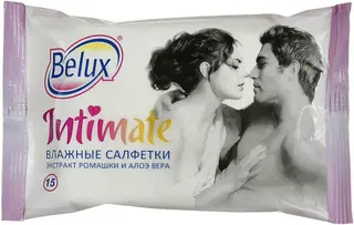 Belux Intimate Экстракт Ромашки и Алоэ Вера салфетки влажные для интимной гигиены