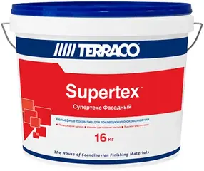 Terraco Supertex Exterior покрытие рельефное для последующего окрашивания