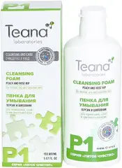 Teana Пятое Чувство Cleansing and Care P1 Персик и Шиповник пенка для умывания для нормальной и чувствительной кожи лица