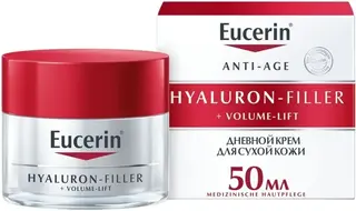 Eucerin Hyaluron-Filler+Volume-Lift дневной крем для сухой кожи лица