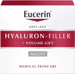 Eucerin Hyaluron-Filler+Volume-Lift ночной крем для чувствительной кожей лица