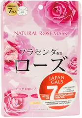 Japan Gals Natural Rose Mask маска тканевая натуральная с экстрактом розы
