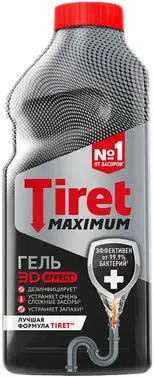Тирет Maximum 3DEffect гель для прочистки канализационных труб