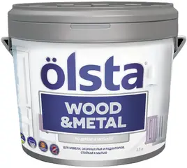 Olsta Wood & Metal краска по дереву и металлу