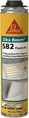 Sika Boom-582 Foam Fix полиуретановая клей-пена для изоляционных плит