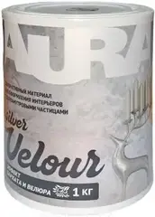 Aura Decor Velour Silver декоративный материал для оформления интерьеров