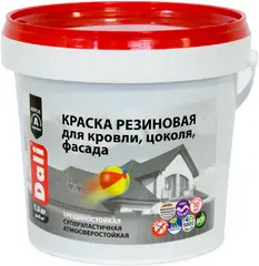 Dali краска резиновая для кровли, цоколя, фасада