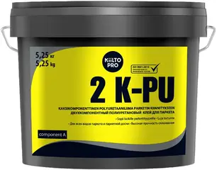Kiilto Pro 2 K-PU двухкомпонентный полиуретановый клей для паркета