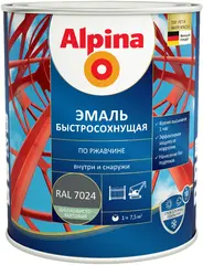 Alpina эмаль быстросохнущая по ржавчине внутри и снаружи