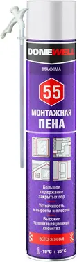 Donewell Maxxima 55 пена монтажная бытовая всесезонная