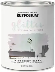Rust-Oleum Iridescent Specialty Glitter Interior Wall Paint сверкающее радужное покрытие-глиттер для стен и мебели
