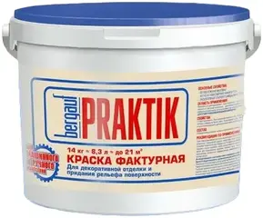 Bergauf Praktik краска фактурная для декоративной отделки и придания рельефа