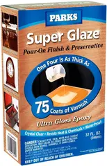Rust-Oleum Super Glaze двухкомпонентная эпоксидная смола для заливки столешниц