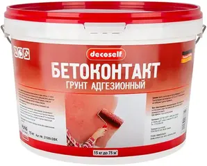 Пуфас Decoself Бетон-контакт Betokontakt грунт адгезионный для внутренних работ