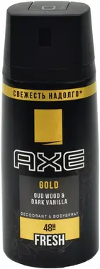 Axe Gold Oud Wood & Dark Vanilla дезодорант аэрозоль