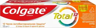 Колгейт Колгейт Total 12 Витаминный Заряд паста зубная