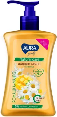 Aura Family Naturel Care Ромашка+Манго мыло жидкое семейное