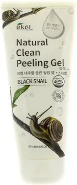 Ekel Natural Clean Peeling Gel Black Snail пилинг-скатка мягкий эффективный для лица