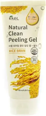 Ekel Natural Clean Peeling Gel Rice Bran пилинг-скатка мягкий эффективный для лица