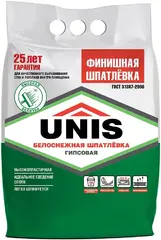 Юнис финишная шпатлевка белоснежная гипсовая