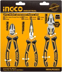 Ingco Industrial набор шарнирно-губцевого инструмента усиленные