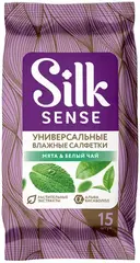 Ola! Silk Sense Белый Чай и Мята салфетки влажные универсальные